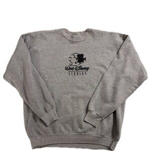 Vintage Disney Gray Crewneck Sweatshirt - Men's